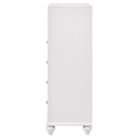 Percy 5-drawer Bedroom Chest WhiteWhite