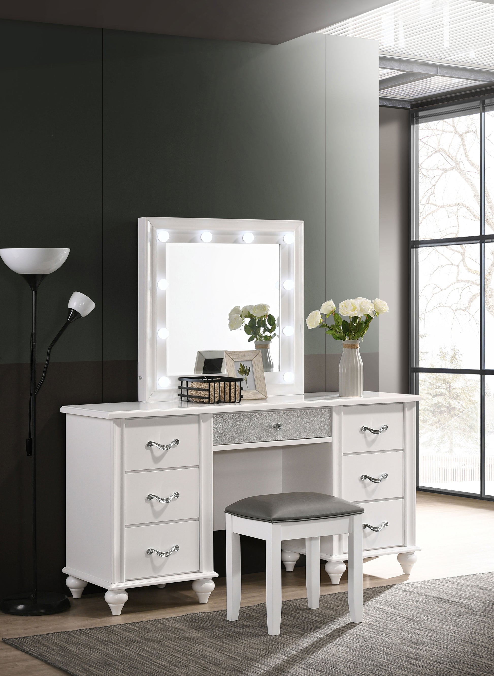 Vanity Table & Mirror