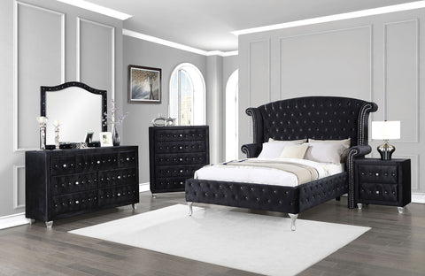 Colleen 5-piece California King Bedroom Set BlackBlack