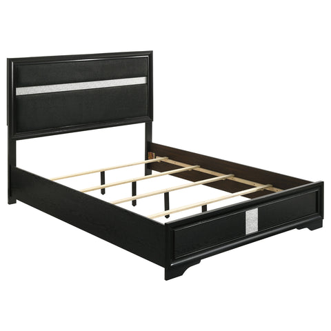 Olvera 4-piece Queen Bedroom Set BlackBlack
