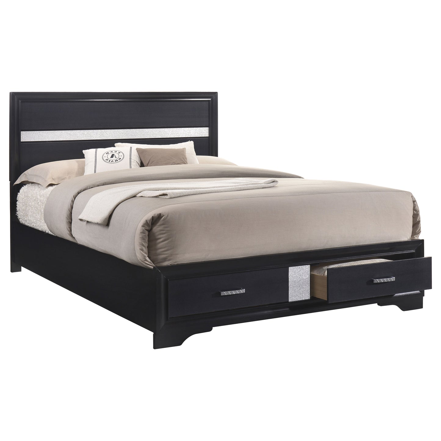 california king storage bed