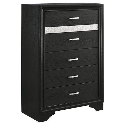 Narcissa 5-piece Queen Bedroom Set Black