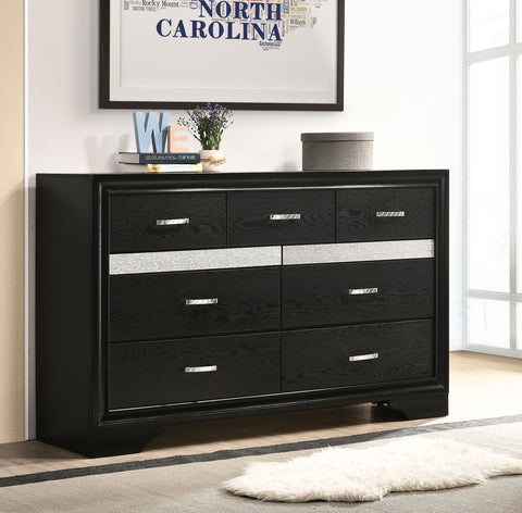 Olvera 7-drawer Dresser BlackBlack
