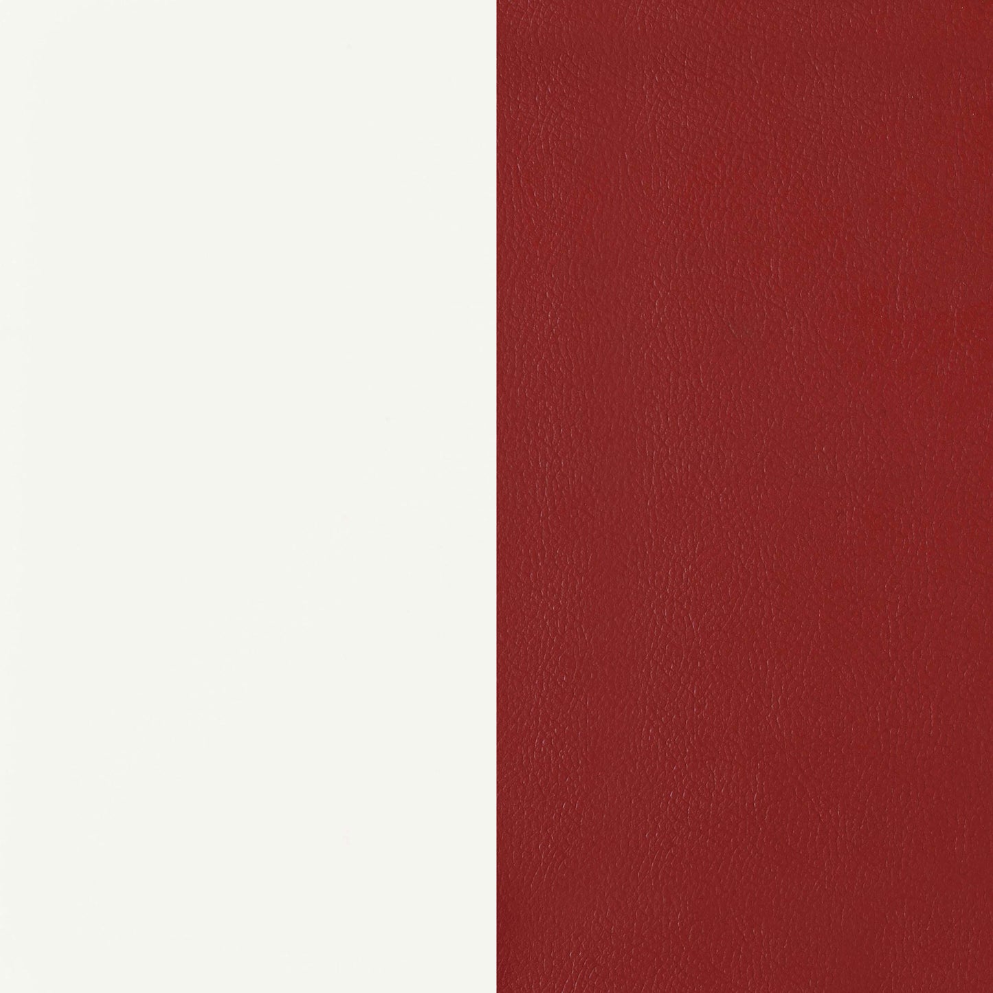 kemper 5-piece oval dining table set white and redwhite