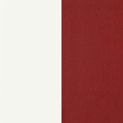 Kemper 5-piece Oval Dining Table Set White and RedWhite