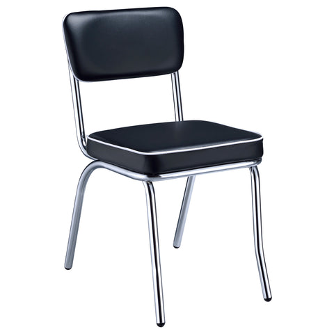 Kemper Upholstered Dining Side Chair Black (Set of 2)Black