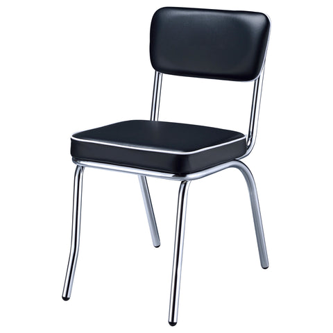 Kemper Upholstered Dining Side Chair Black (Set of 2)Black
