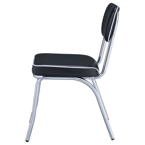 Kemper Upholstered Dining Side Chair Black (Set of 2)Black