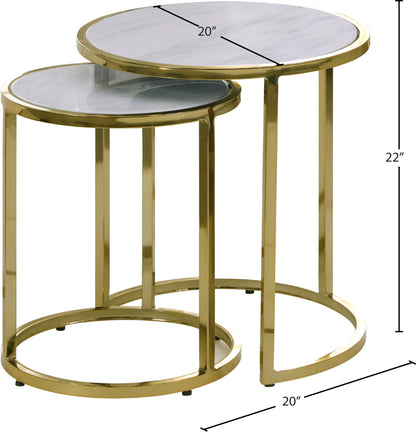 Crosby Gold End Table E