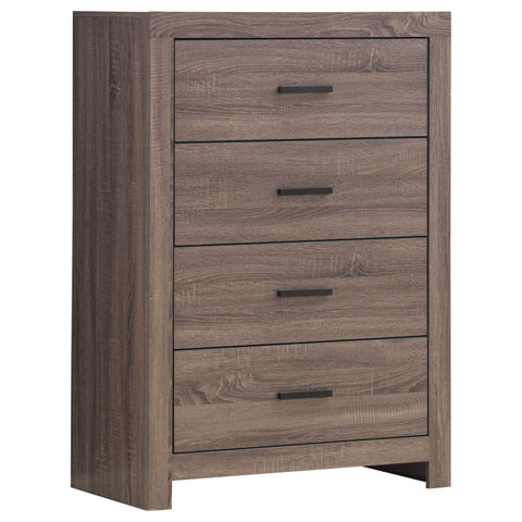 Oriel 4-drawer Bedroom Chest Barrel OakBarrel Oak