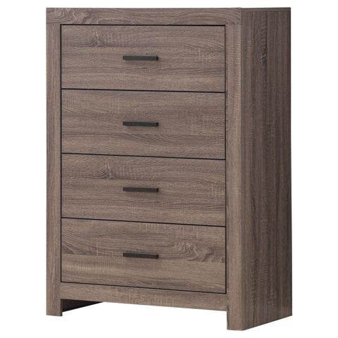 Oriel 4-drawer Bedroom Chest Barrel OakBarrel Oak