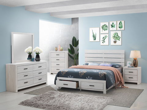 Oriel 5-piece Queen Bedroom Set Coastal WhiteCoastal White