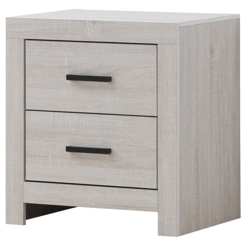 Oriel 2-drawer Nightstand Coastal WhiteCoastal White