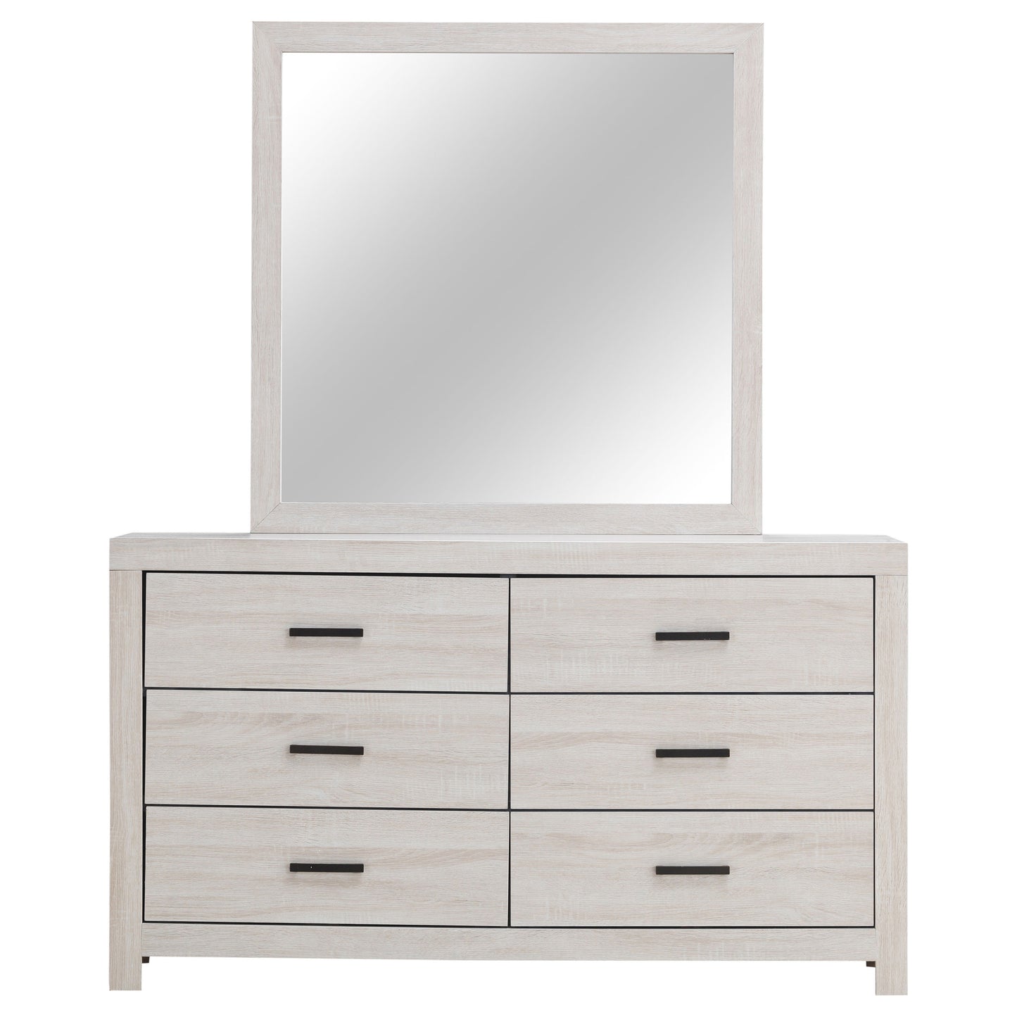 oriel 6-drawer dresser with mirror coastal whitecoastal white