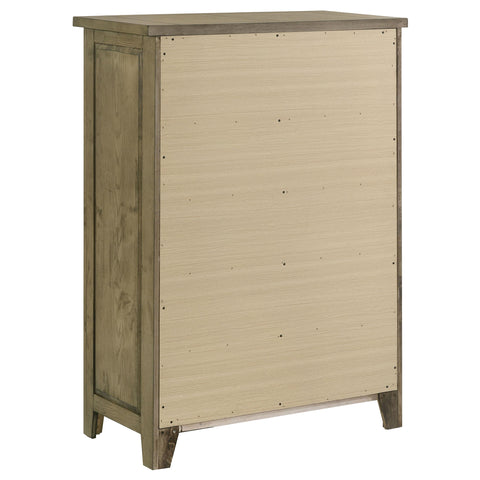 Byers 5-piece Eastern King Bedroom Set Vineyard Oak