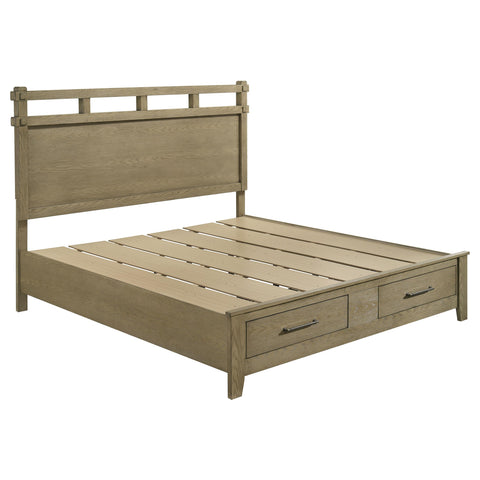 Byers 59-inch Eastern King Storage Bed Vineyard Oak