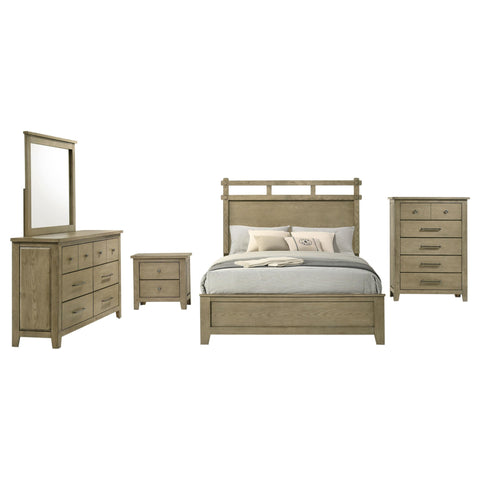 Byers 5-piece Queen Bedroom Set Vineyard Oak