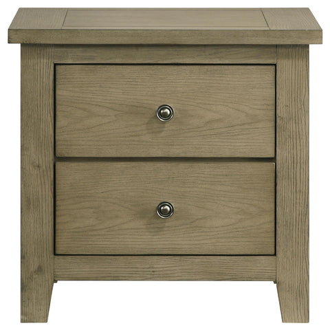 Byers 2-drawer Nightstand Bedside Table Vineyard Oak