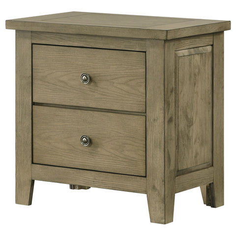 Byers 2-drawer Nightstand Bedside Table Vineyard Oak