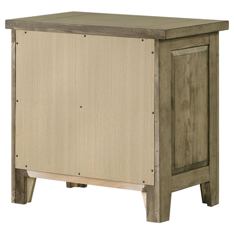 Byers 2-drawer Nightstand Bedside Table Vineyard Oak