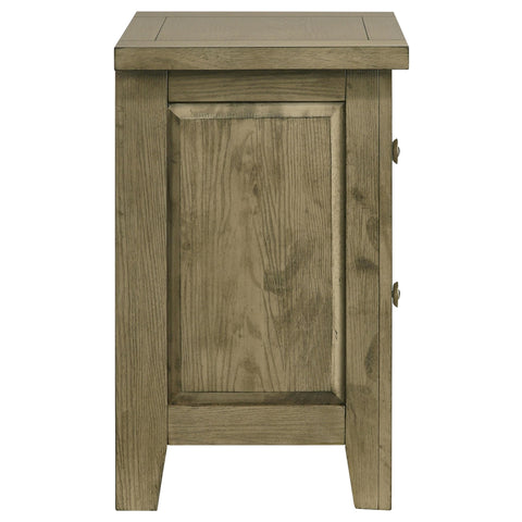 Byers 2-drawer Nightstand Bedside Table Vineyard Oak