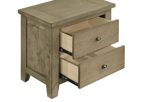 Byers 2-drawer Nightstand Bedside Table Vineyard Oak