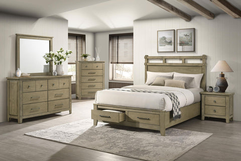 Byers 2-drawer Nightstand Bedside Table Vineyard Oak