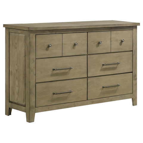 Byers 6-drawer Bedroom Dresser Cabinet Vineyard Oak