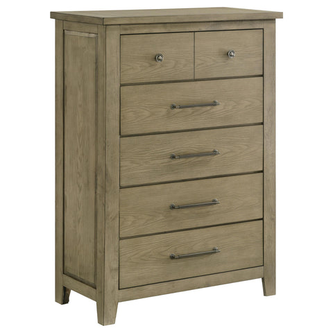 Byers 5-drawer Bedroom Chest of Drawers Vineyard Oak