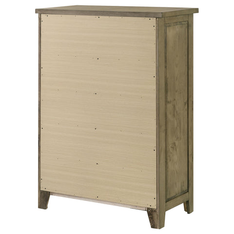 Byers 5-drawer Bedroom Chest of Drawers Vineyard Oak