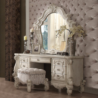 Alianza Mirror, Bone White Finish