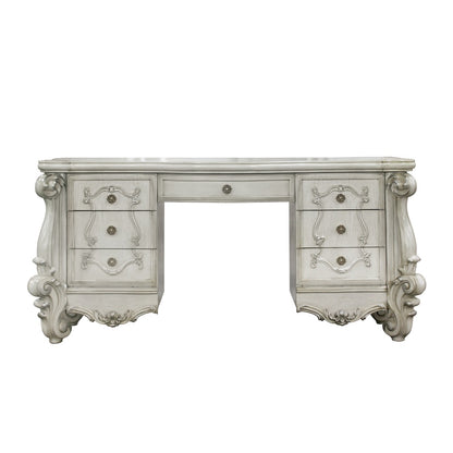 Alianza Vanity Desk, Bone White Finish