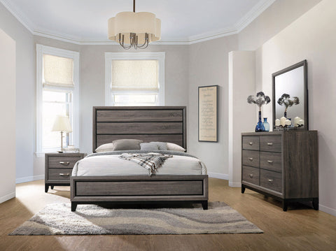 Brantley 4-piece Eastern King Bedroom Set Grey OakGrey Oak