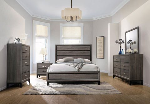 Brantley 5-piece California King Bedroom Set Grey OakGrey Oak