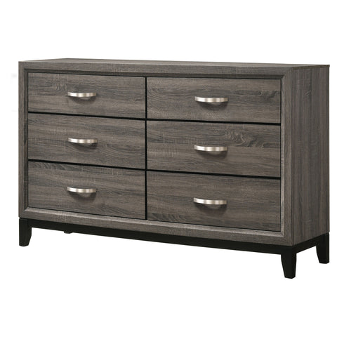 Brantley 6-drawer Dresser Grey OakGrey Oak