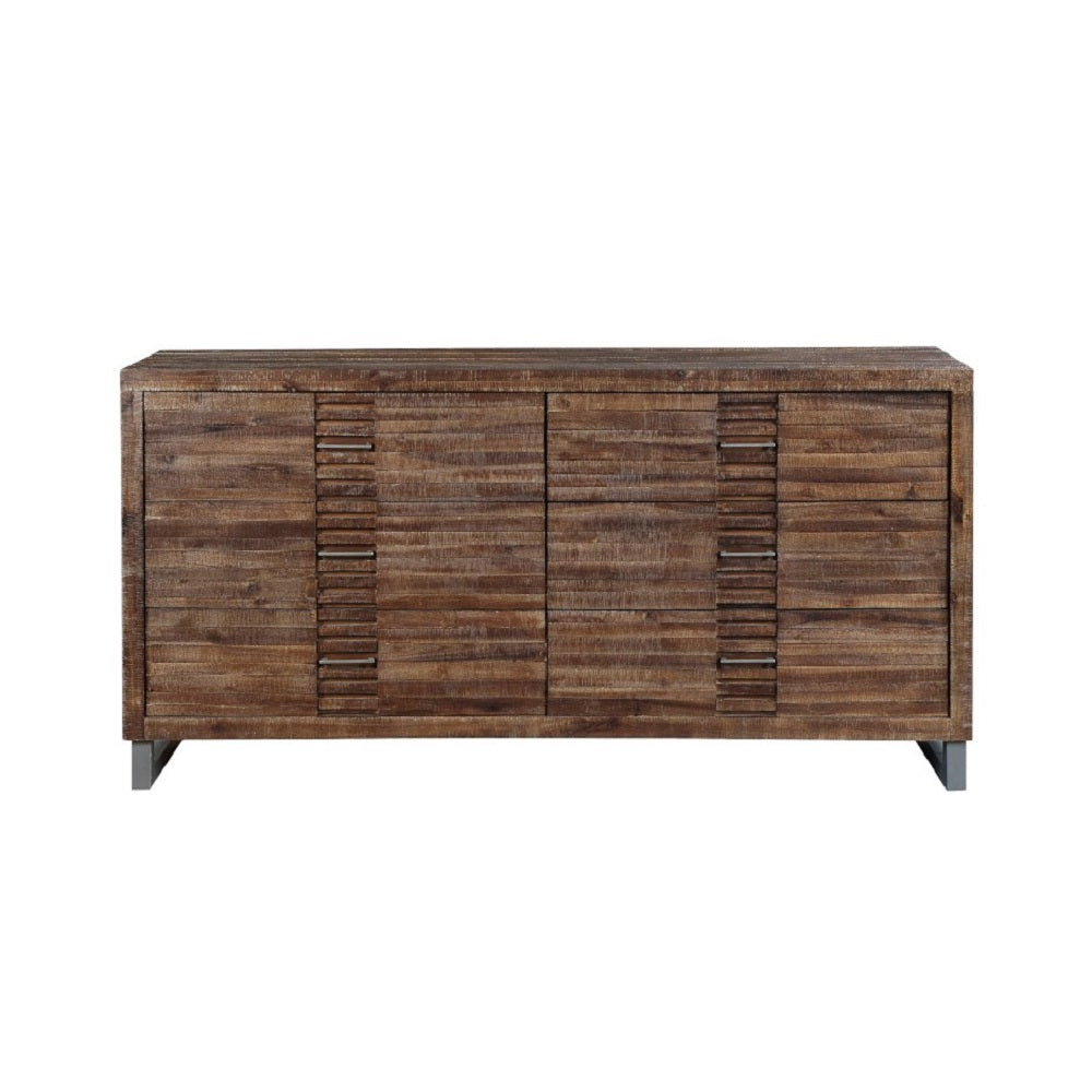 alivia dresser, reclaimed oak finish