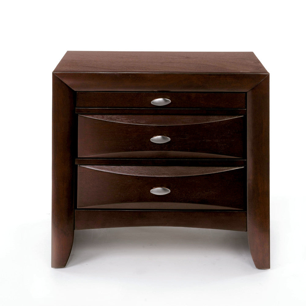 acton nightstand, espresso finish