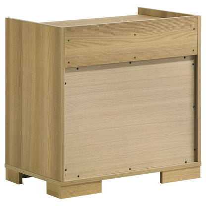 Emmett 2-drawer Nightstand Bedside Table Natural