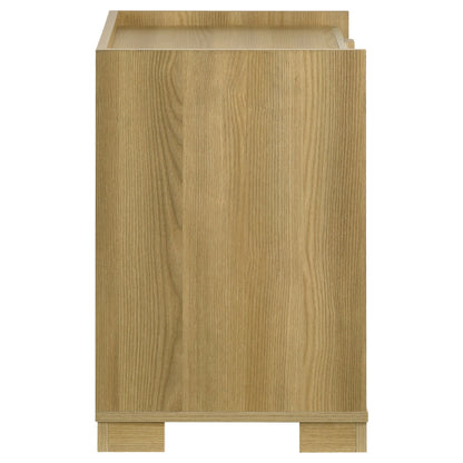 Emmett 2-drawer Nightstand Bedside Table Natural