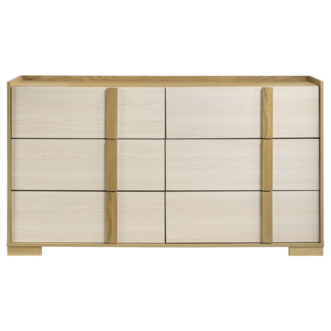 Topher 6-drawer Dresser NaturalNatural
