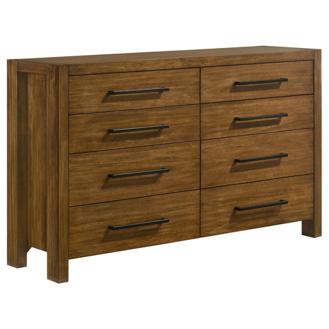 Fanning 4-piece Queen Bedroom Set Warm Brown