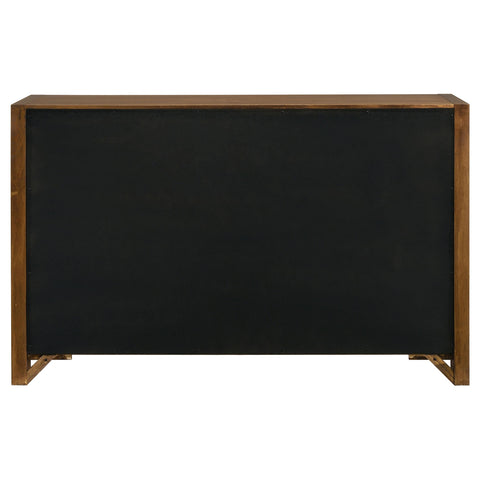 Fanning 8-drawer Bedroom Dresser Cabinet Warm Brown