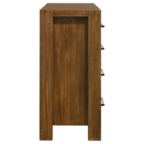 Fanning 8-drawer Bedroom Dresser Cabinet Warm Brown