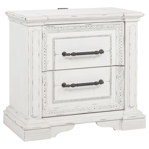 Beasley 5-piece California King Bedroom Set Vintage White