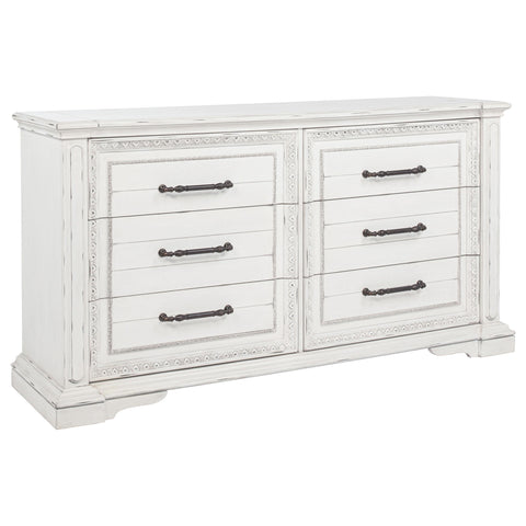 Beasley 5-piece California King Bedroom Set Vintage White