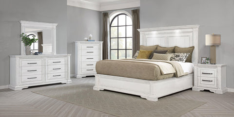 Beasley 6-drawer Bedroom Dresser Cabinet Vintage White