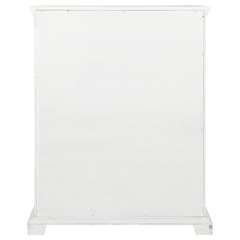 Beasley 5-drawer Bedroom Chest of Drawers Vintage White