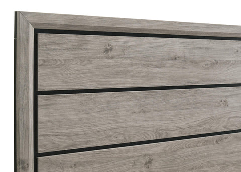 Havering Wood Eastern King Panel Bed Light Taupe