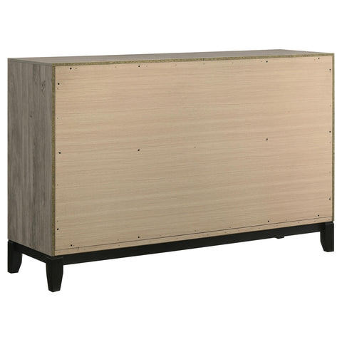 Havering 6-drawer Bedroom Dresser Cabinet Light Taupe