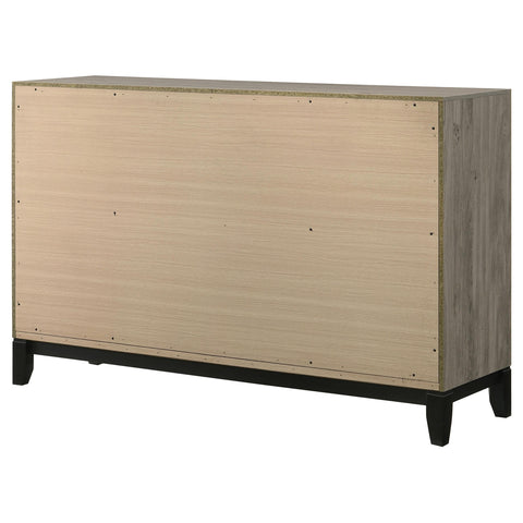 Havering 6-drawer Bedroom Dresser Cabinet Light Taupe